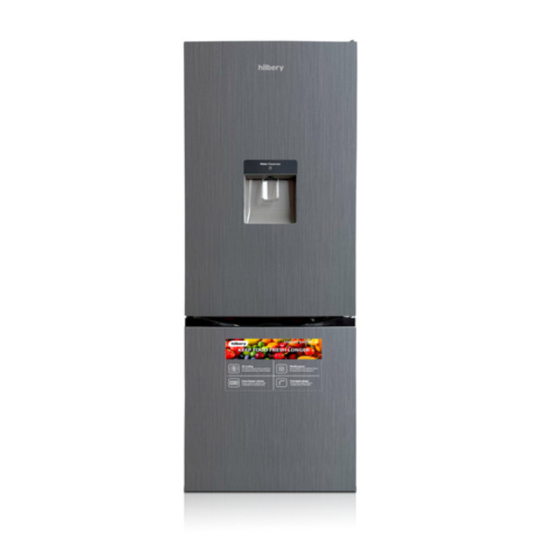 Hilbery 262 Ltr Double Door Bottom Freezer Fridge with