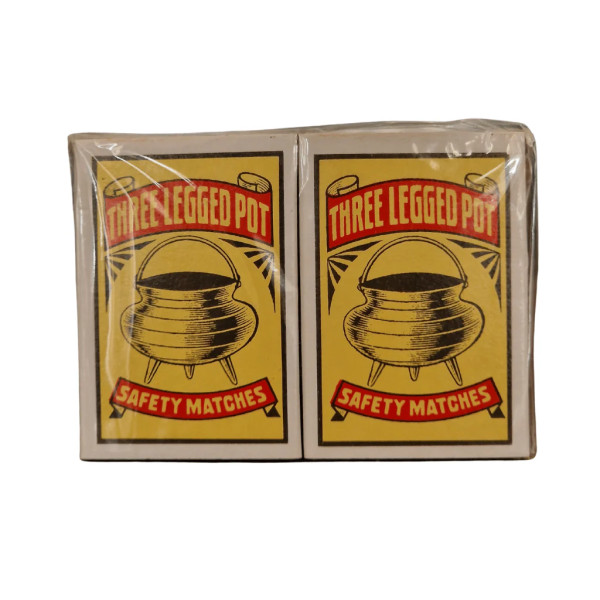 Three Legged Pot Safety Matches - Medium Size X 3pcs