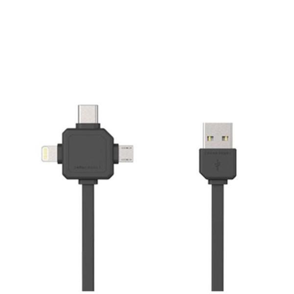 USB Cable 3 in 1 - Grey